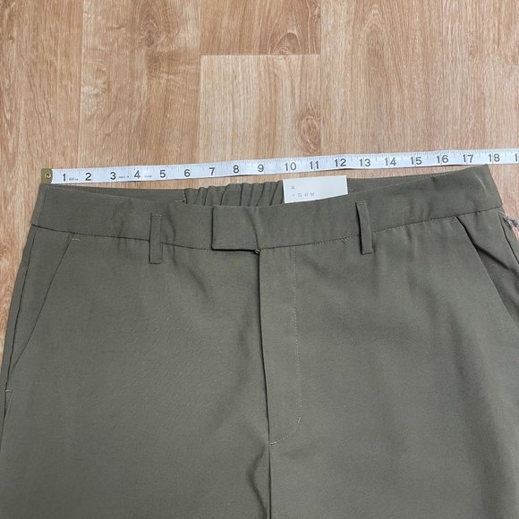 Olive Green Wide-Leg Women's Pants - Picture 9 of 11